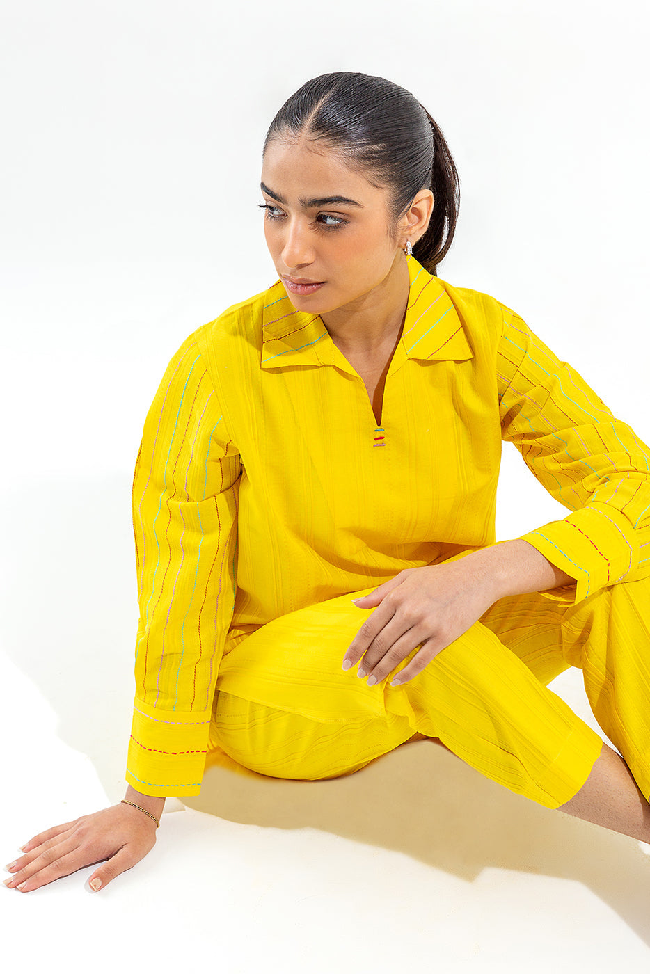 2 Piece Basic Jacquard Suit (Pret)