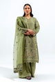 3 Piece Embroidered Two Tone Suit (Luxury Pret)