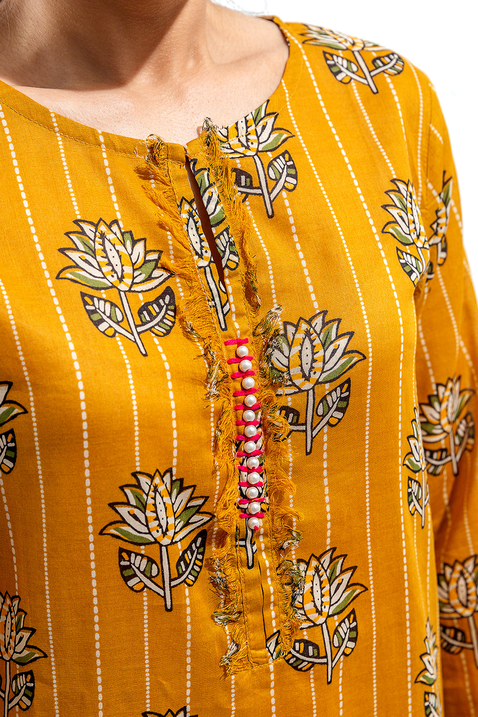2 Piece Printed Rotary Print Suit (Pret)
