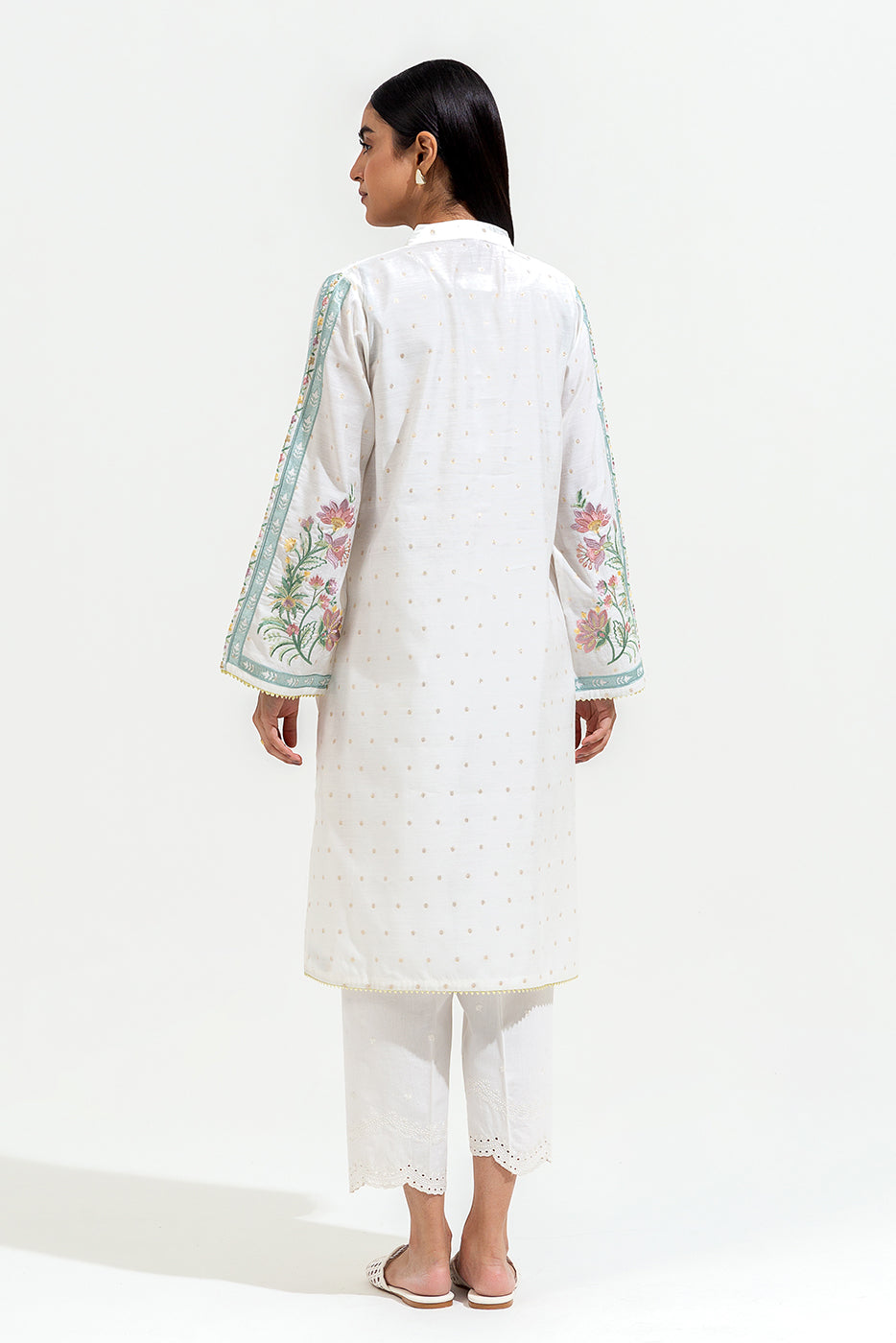 Embroidered Jacquard Shirt (Luxury-Pret)