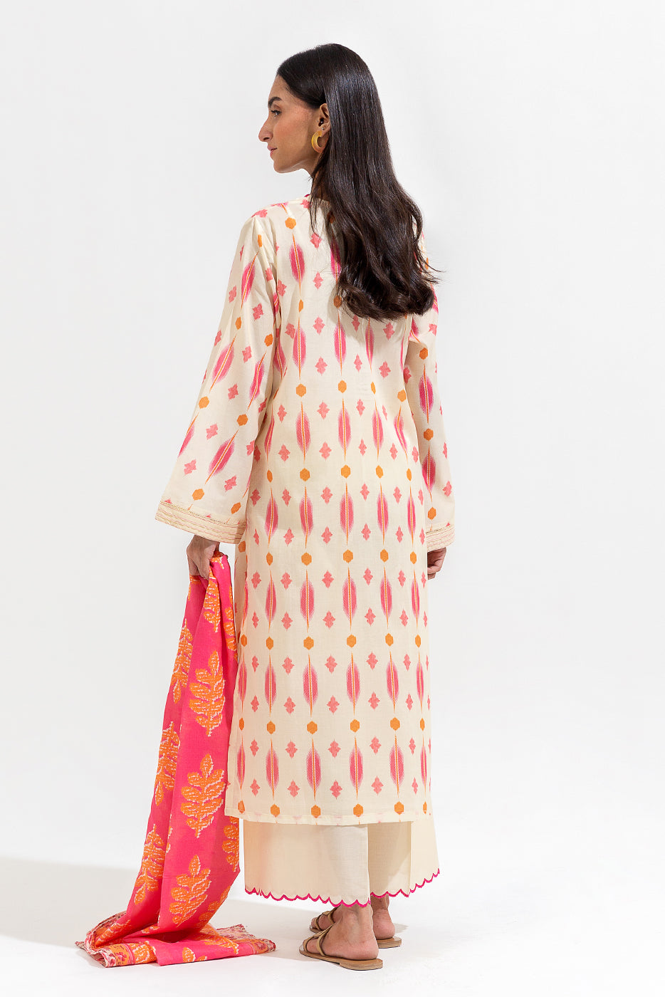 3 Piece Printed Lawn Suit (Pret)