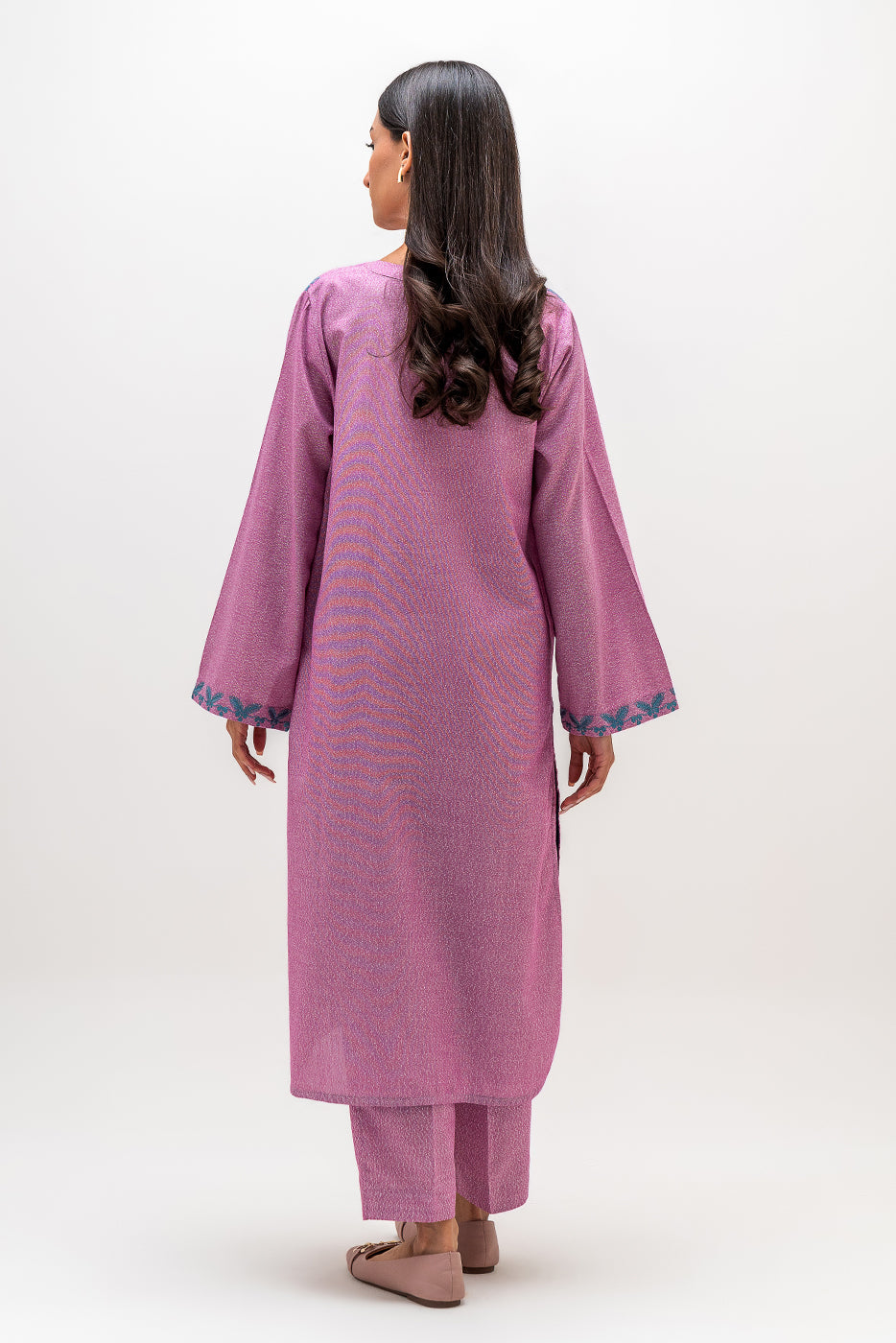 2 Piece Embroidered Karandi Suit (Pret)