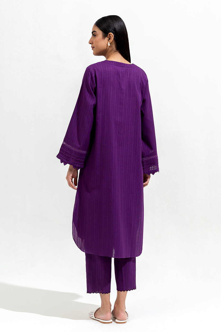 2 PIECE BASIC JACQUARD SUIT (PRET)