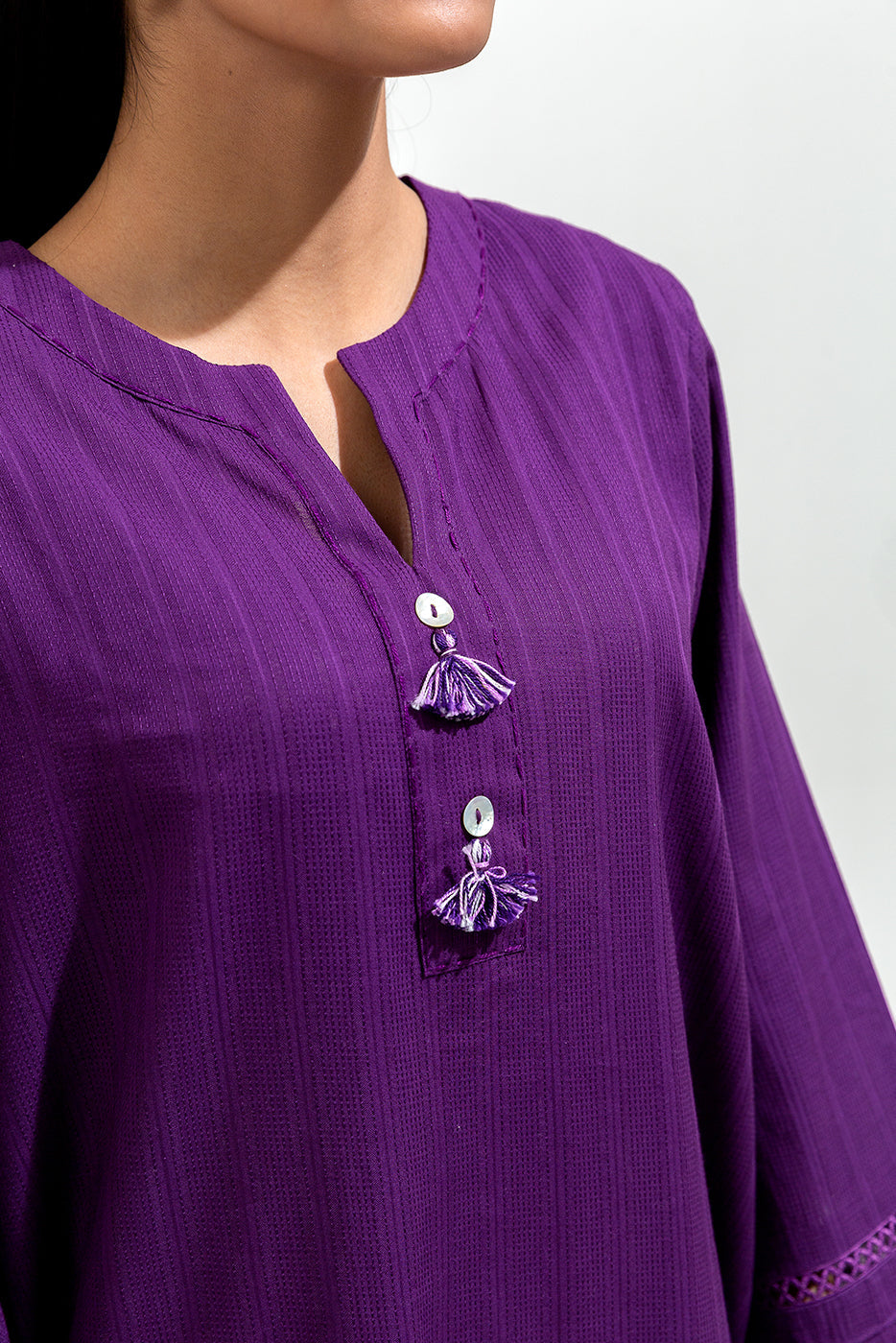 2 PIECE BASIC JACQUARD SUIT (PRET)