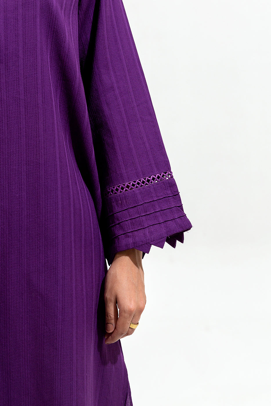 2 PIECE BASIC JACQUARD SUIT (PRET)