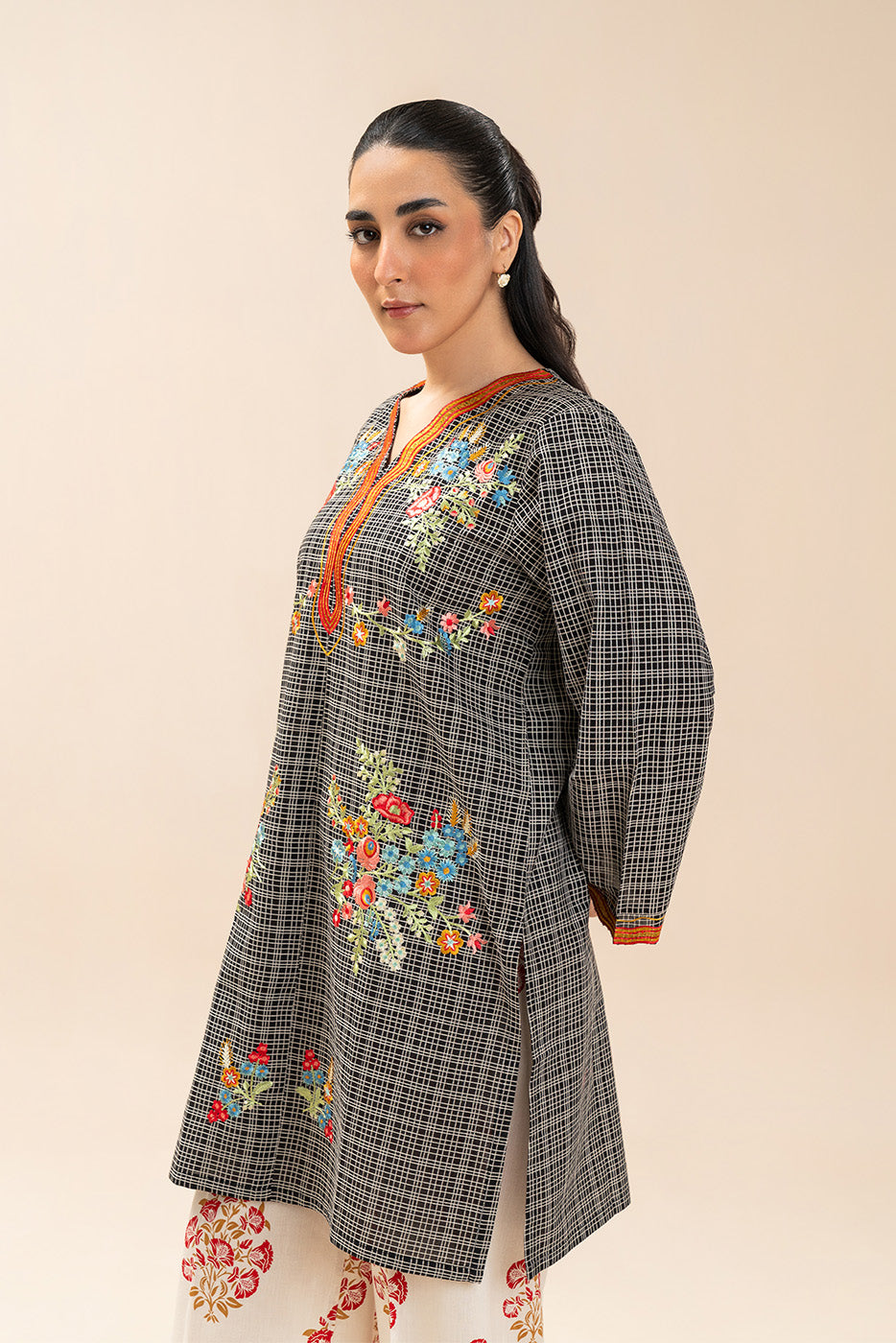 EMBROIDERED DORIA SHIRT (PRET)