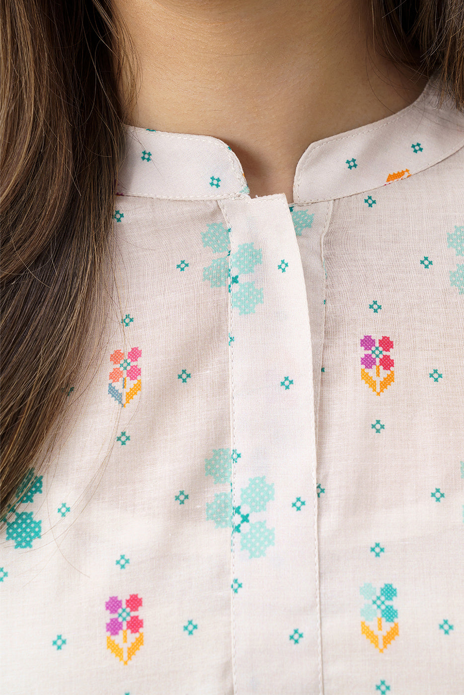 PRINTED LAWN SHIRT (PRET)