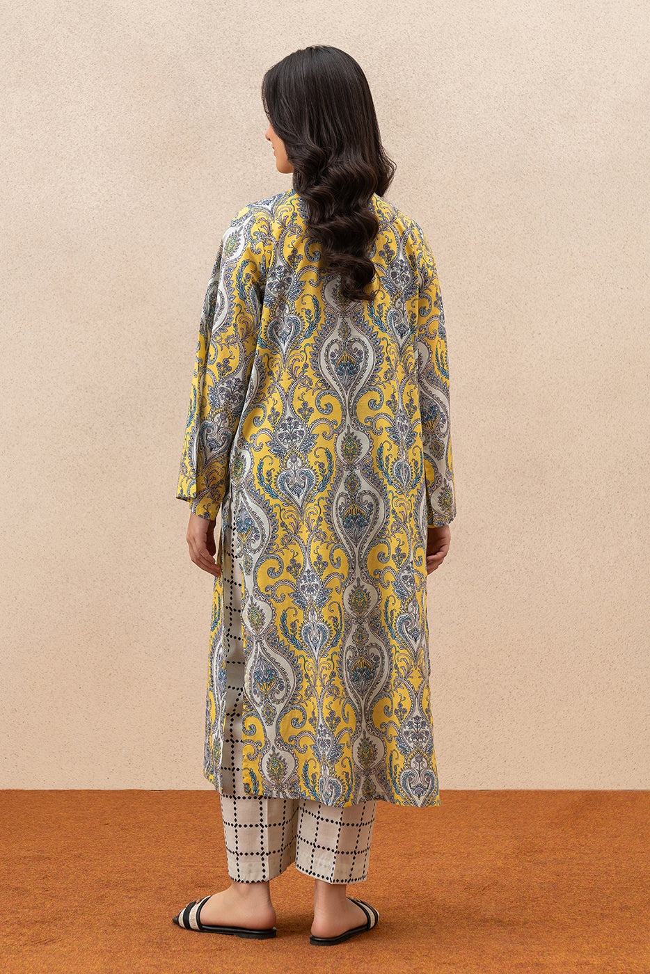 PRINTED DORIA LAWN SHIRT (PRET)