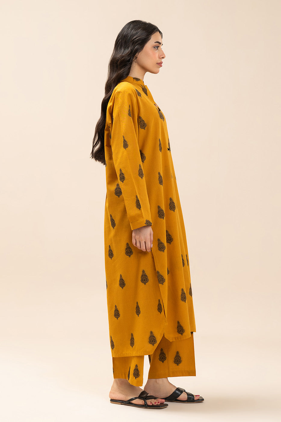 2 PIECE BASIC JACQUARD SUIT (PRET)