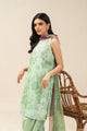 3 Piece Embroidered Lawn Suit-Quiet Celadon (Unstitched)