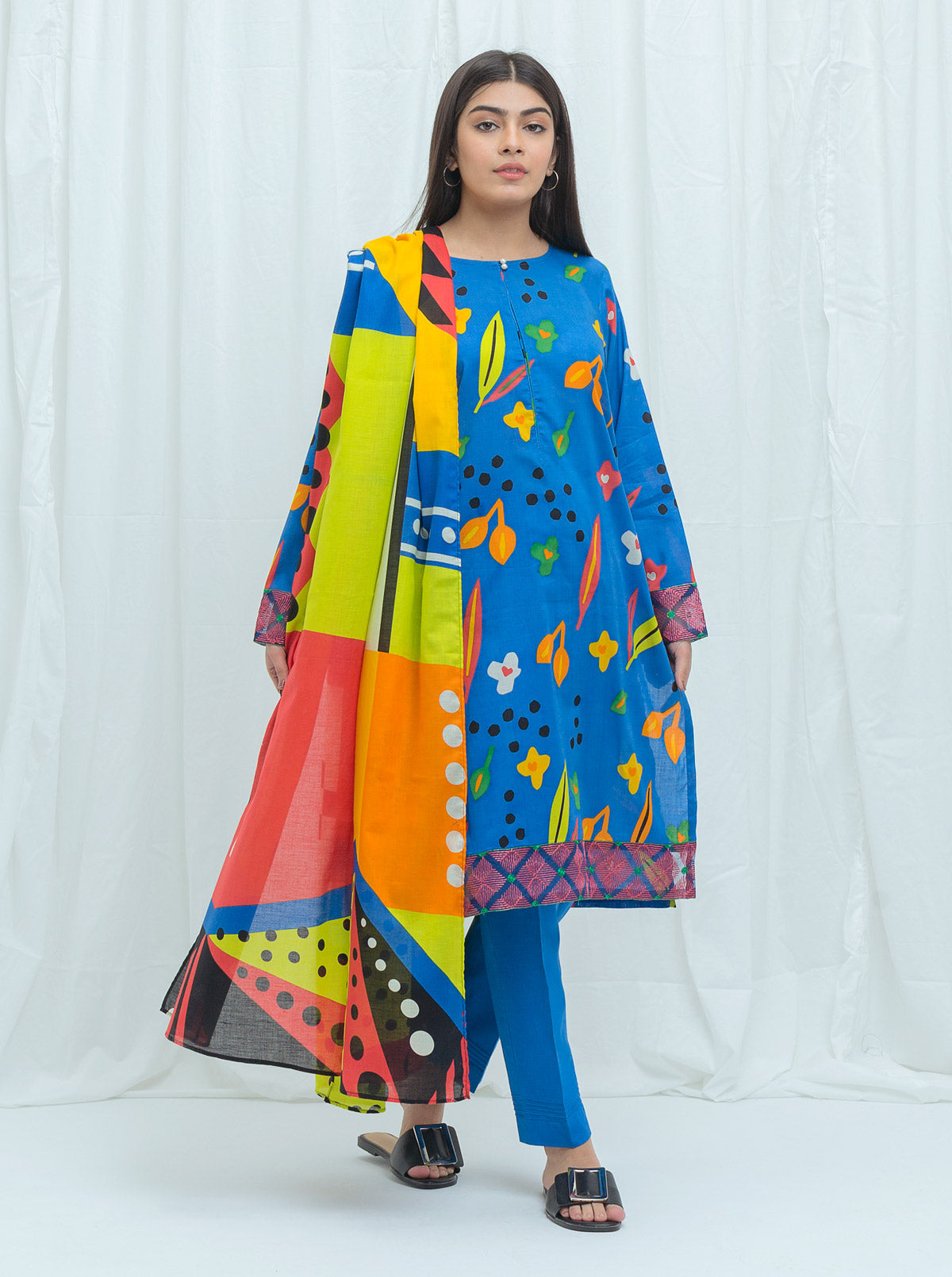 Imperial Blue-Embroidered-2P