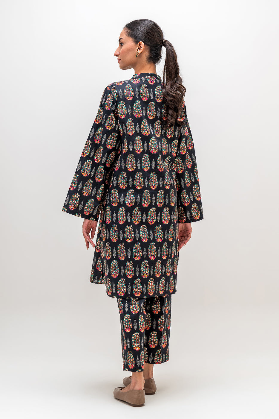 Printed Cambric Shirt (Pret)