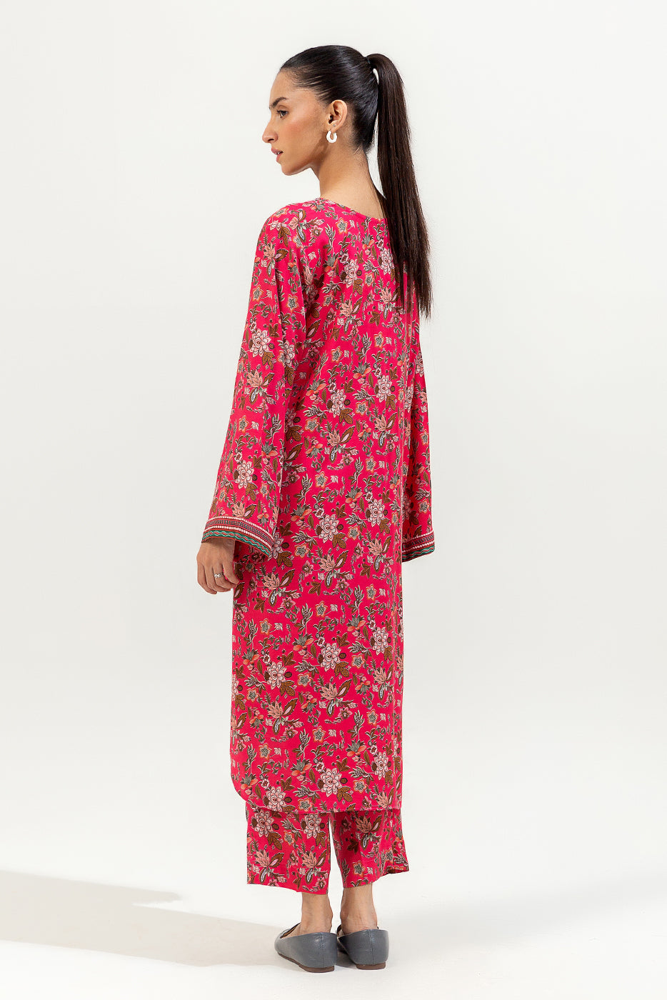2 Piece Printed Viscose Suit (Pret)