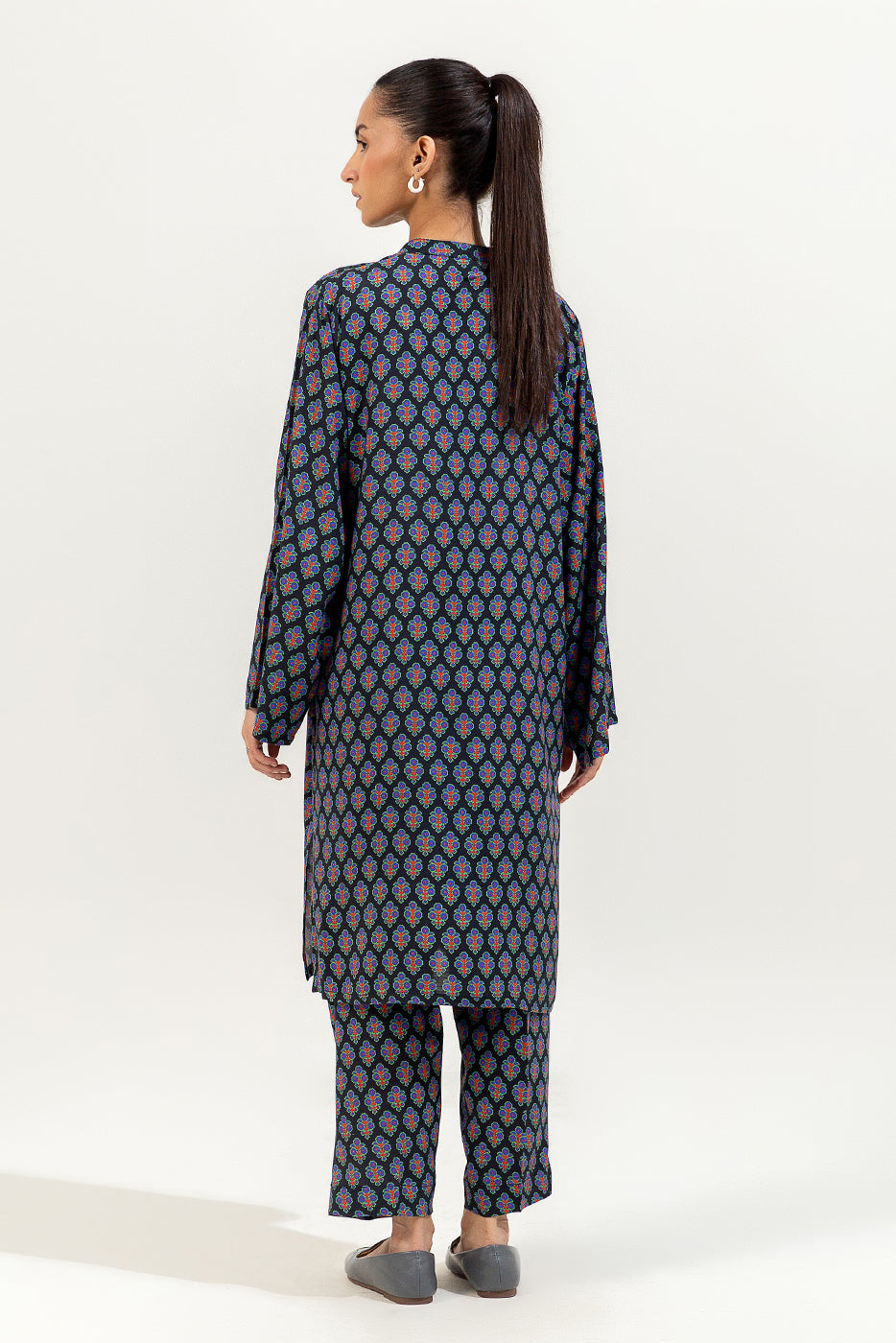 2 Piece Printed Viscose Suit (Pret)