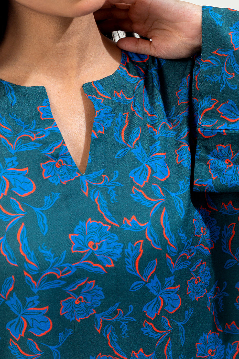 2 Piece Printed Viscose Suit (Pret)