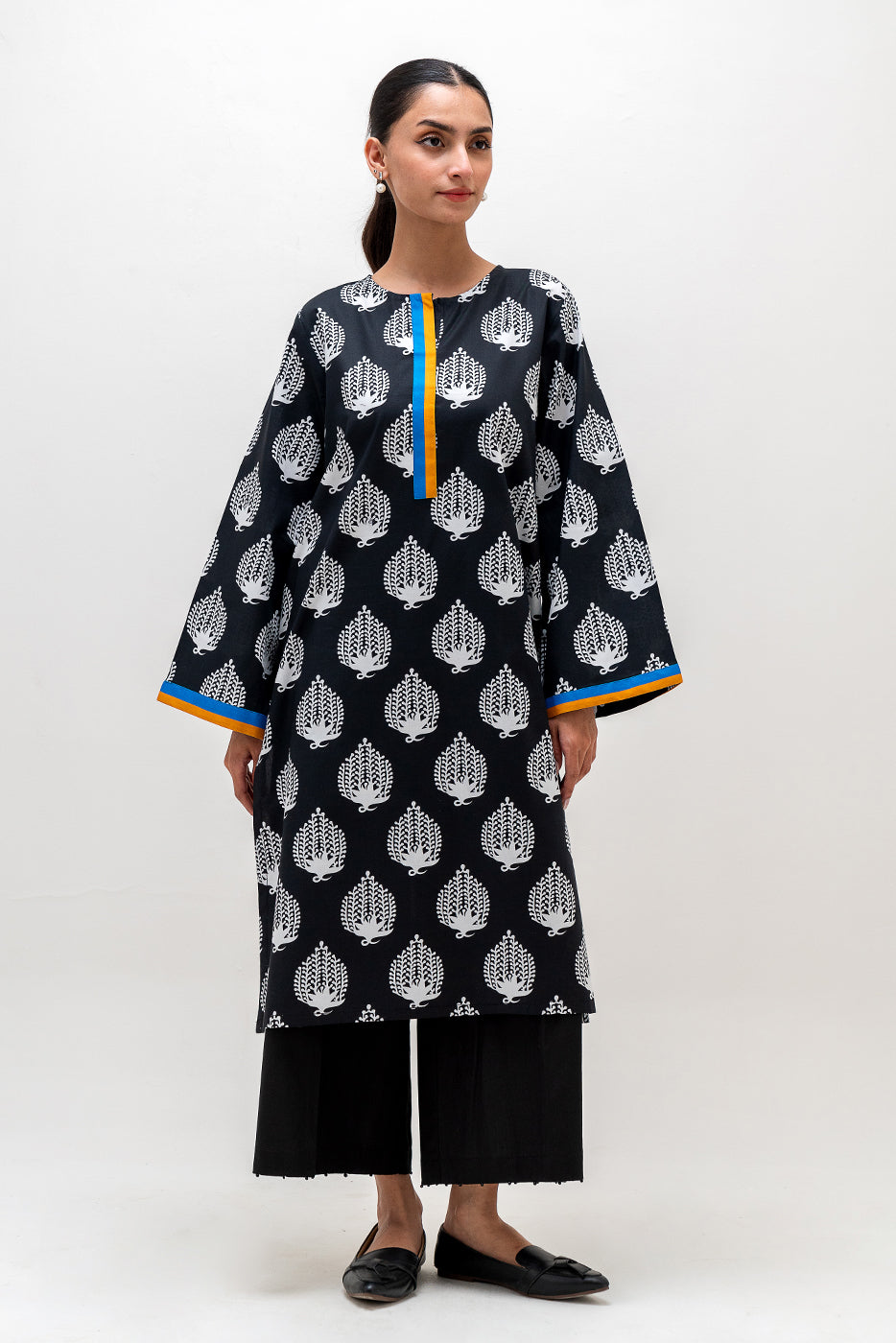 Printed Cambric Shirt (Pret)