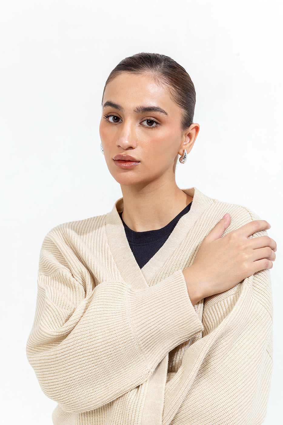 Long Knitted Shrug