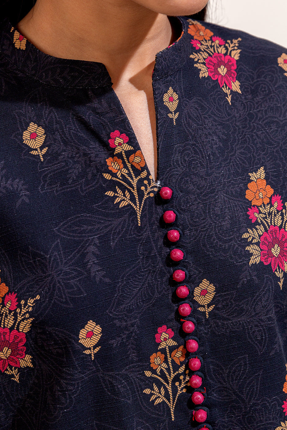 3 Piece Printed Khaddar Suit-Raven Verve (Unstitched)