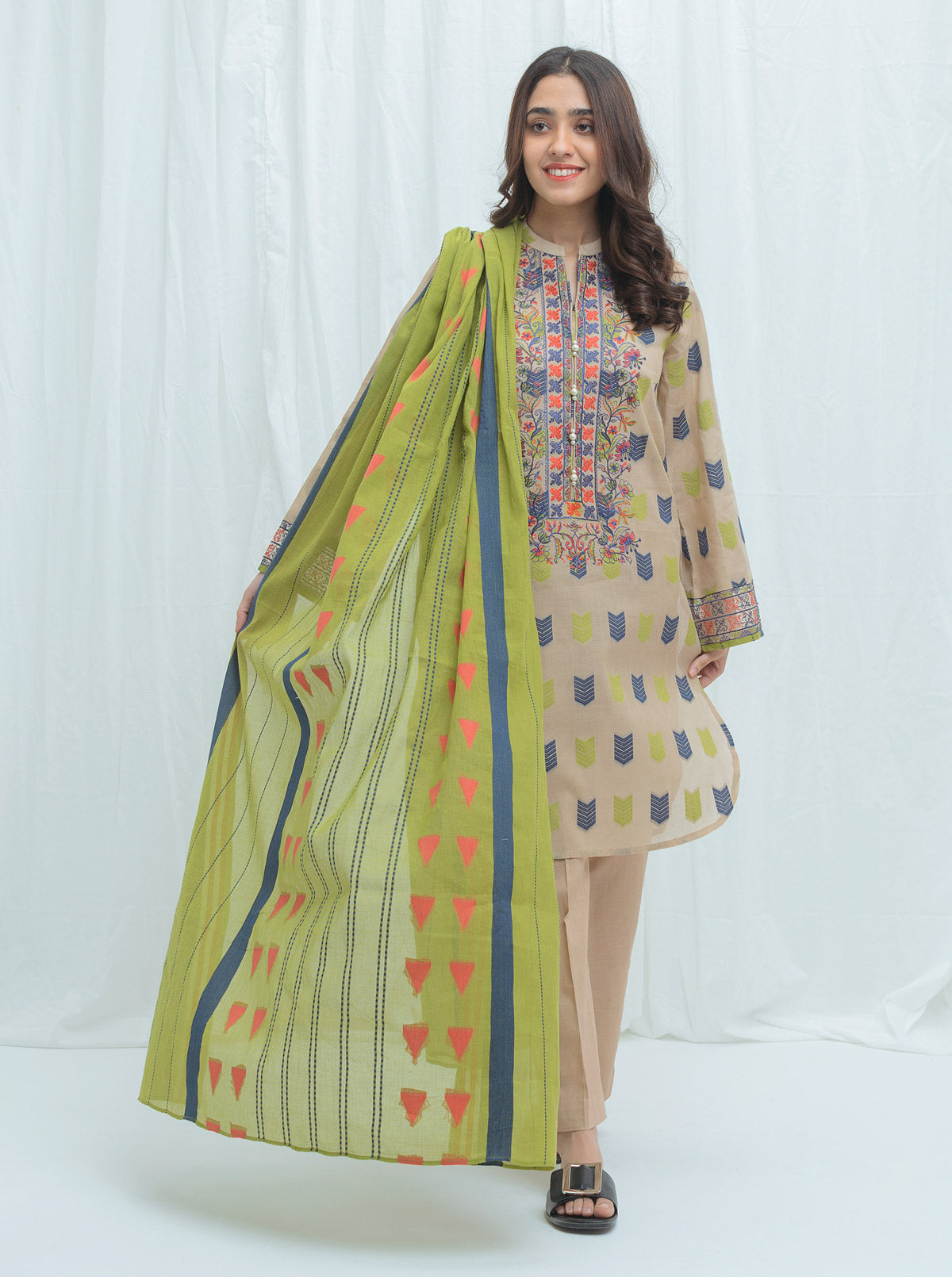 Classic Beige -Jacquard-2P