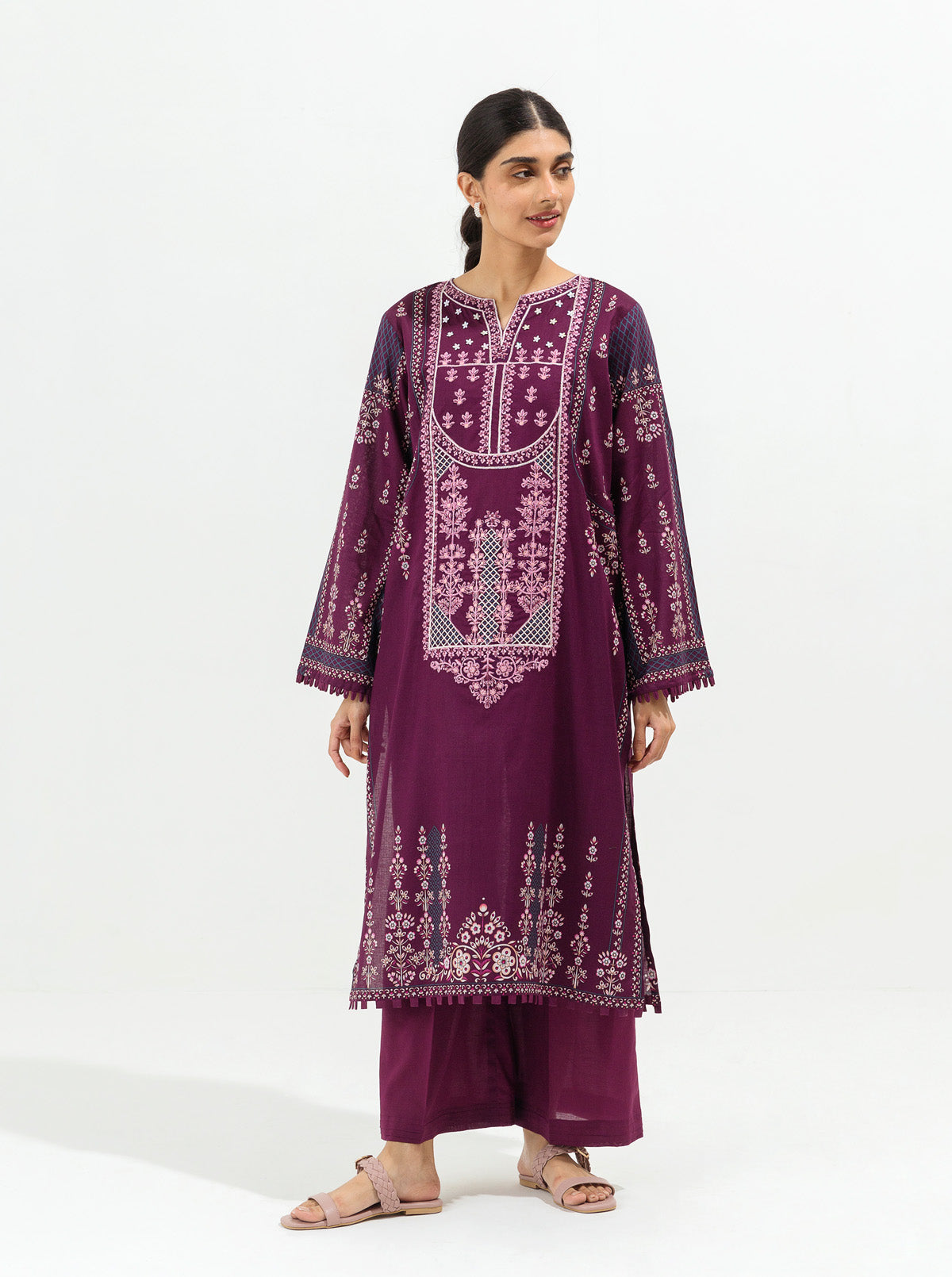 Crushed Berry-Embroidered-2P