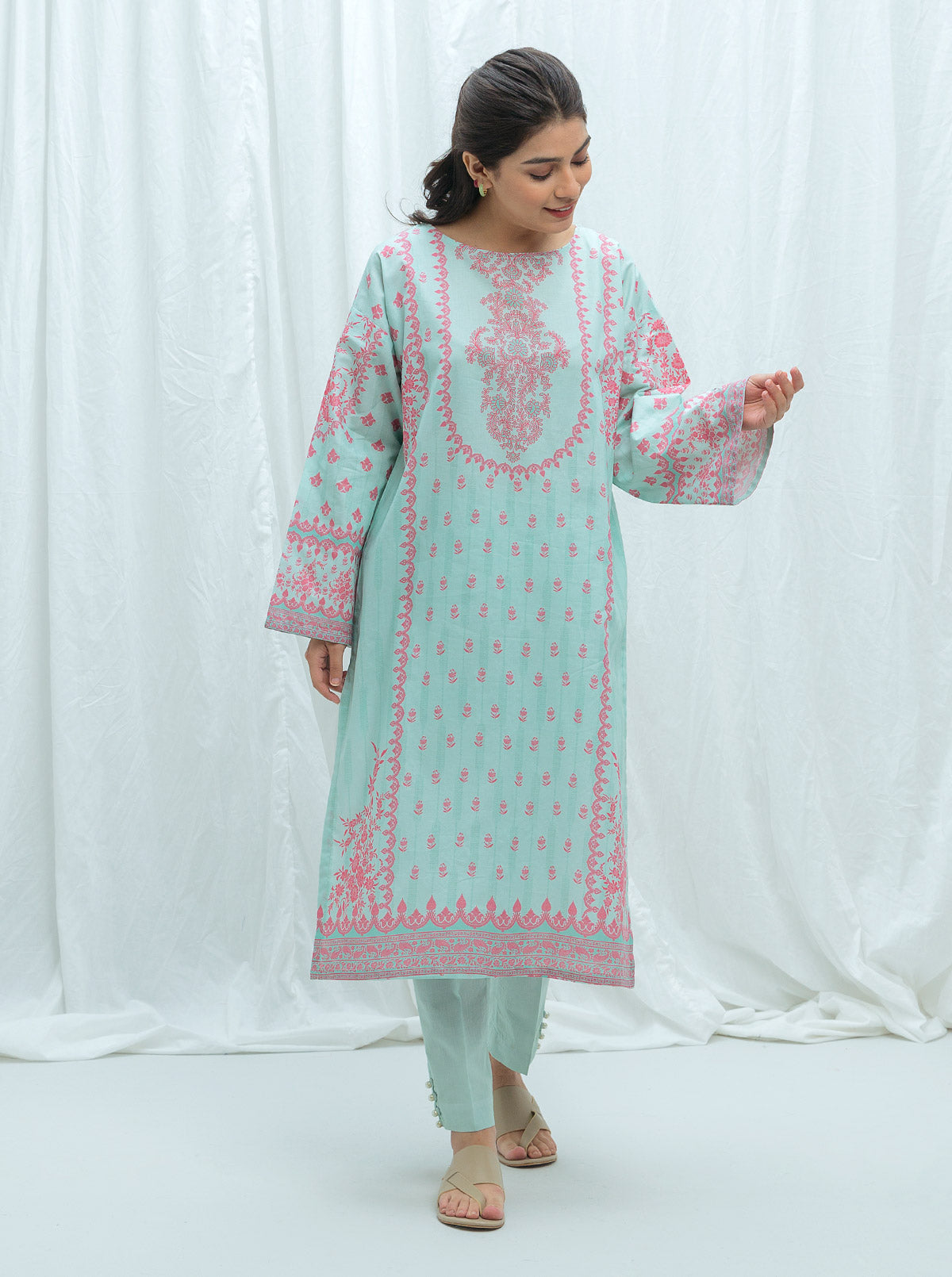 Ethnic Tale-Printed-1P (Unstitched)