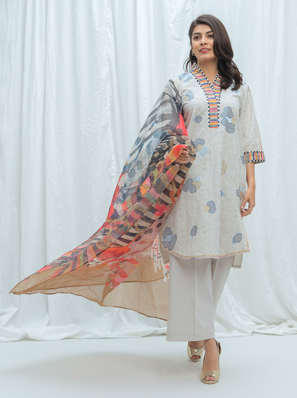 Peral Grey-Embroidered-2P