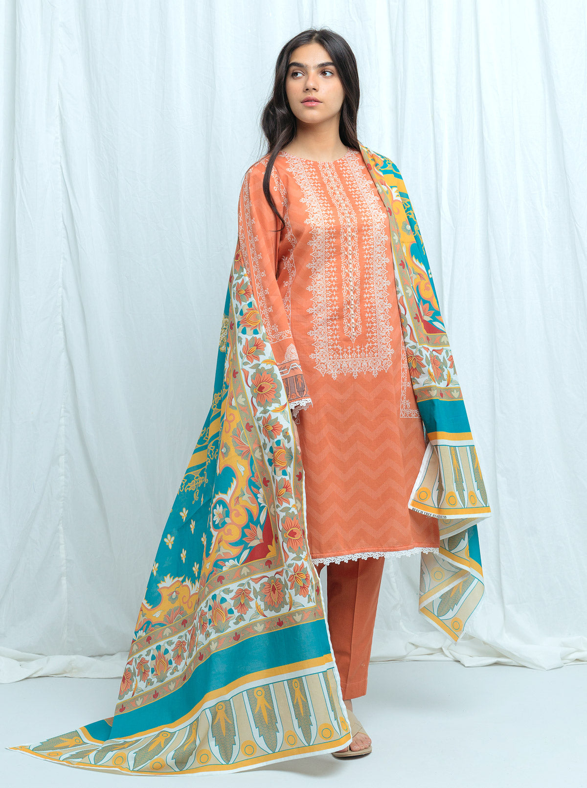 Boho Tales-Printed-2P (Unstitched)