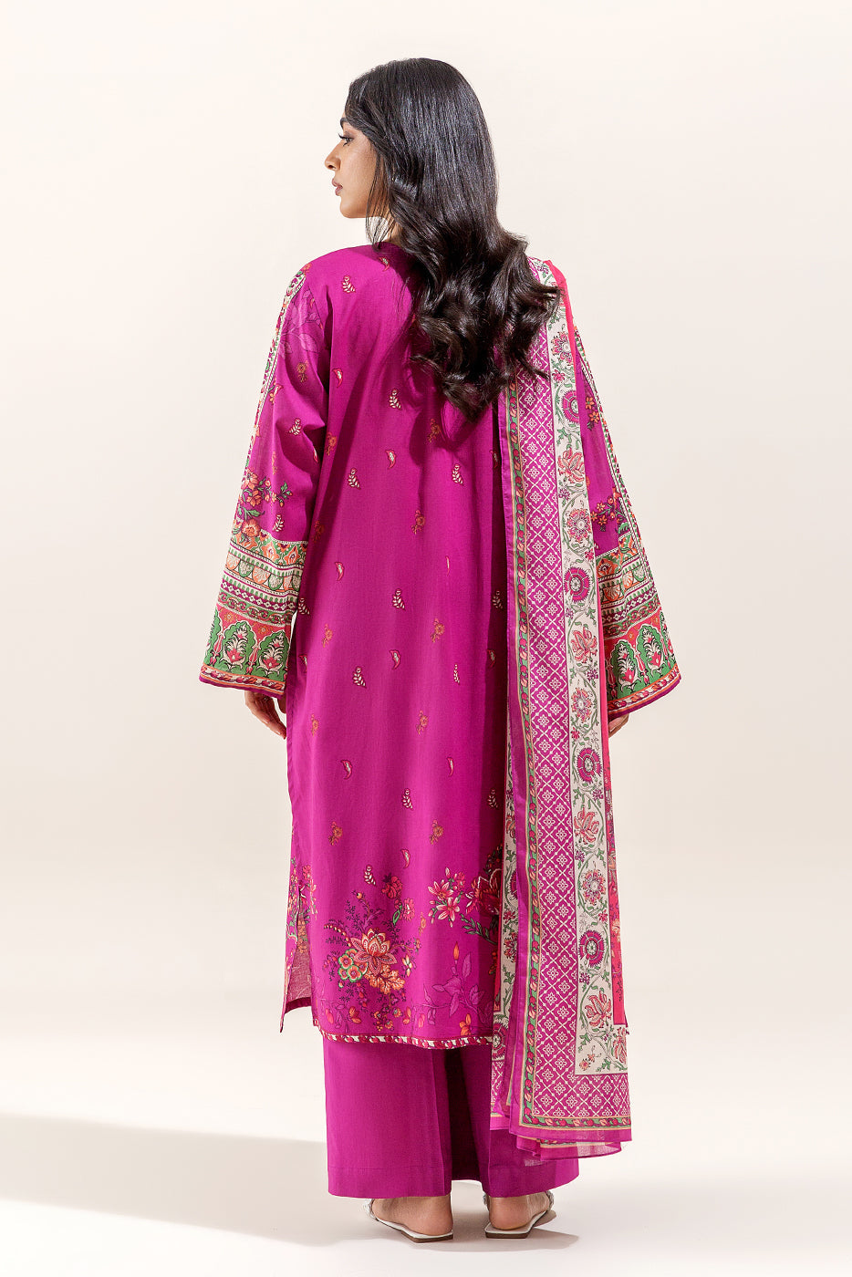 Embellished Silk Trousers (As Shown)