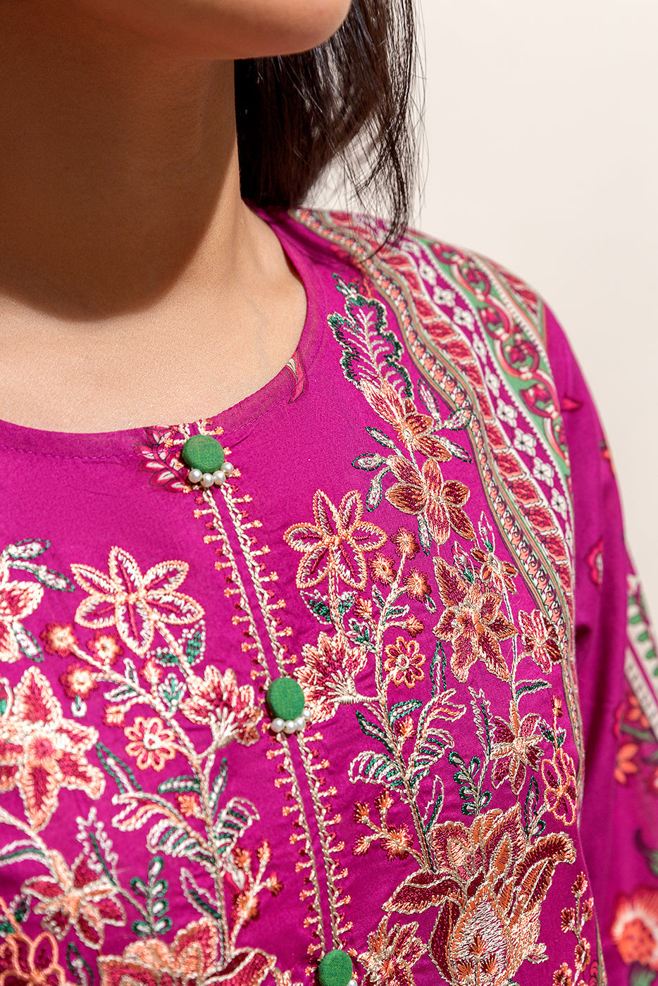 Embellished Silk Trousers (As Shown)