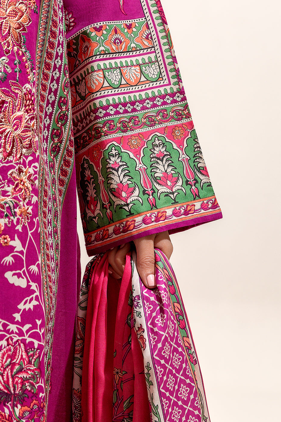 Embellished Silk Trousers (As Shown)