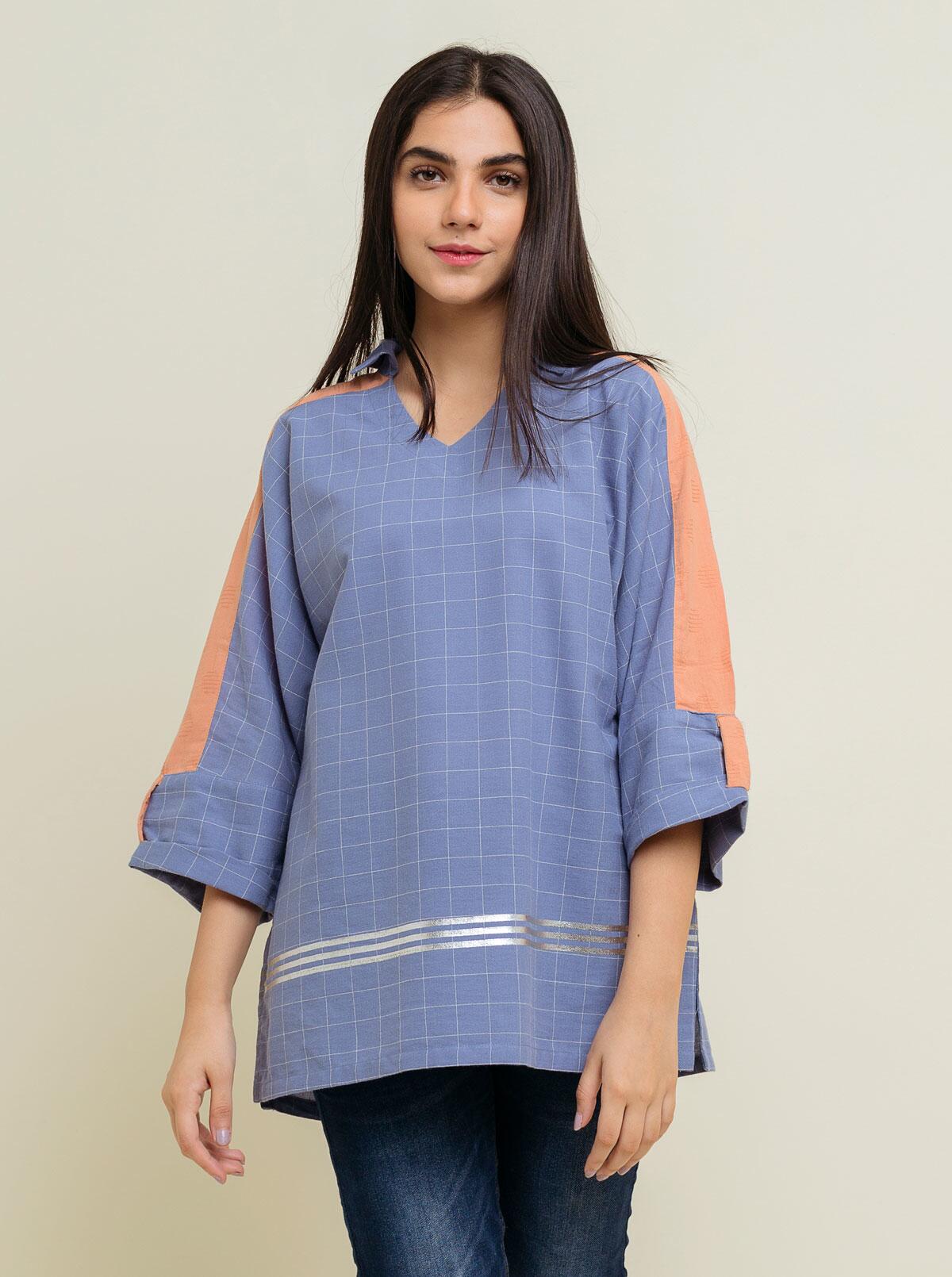 TEXTURED COTTON TOP