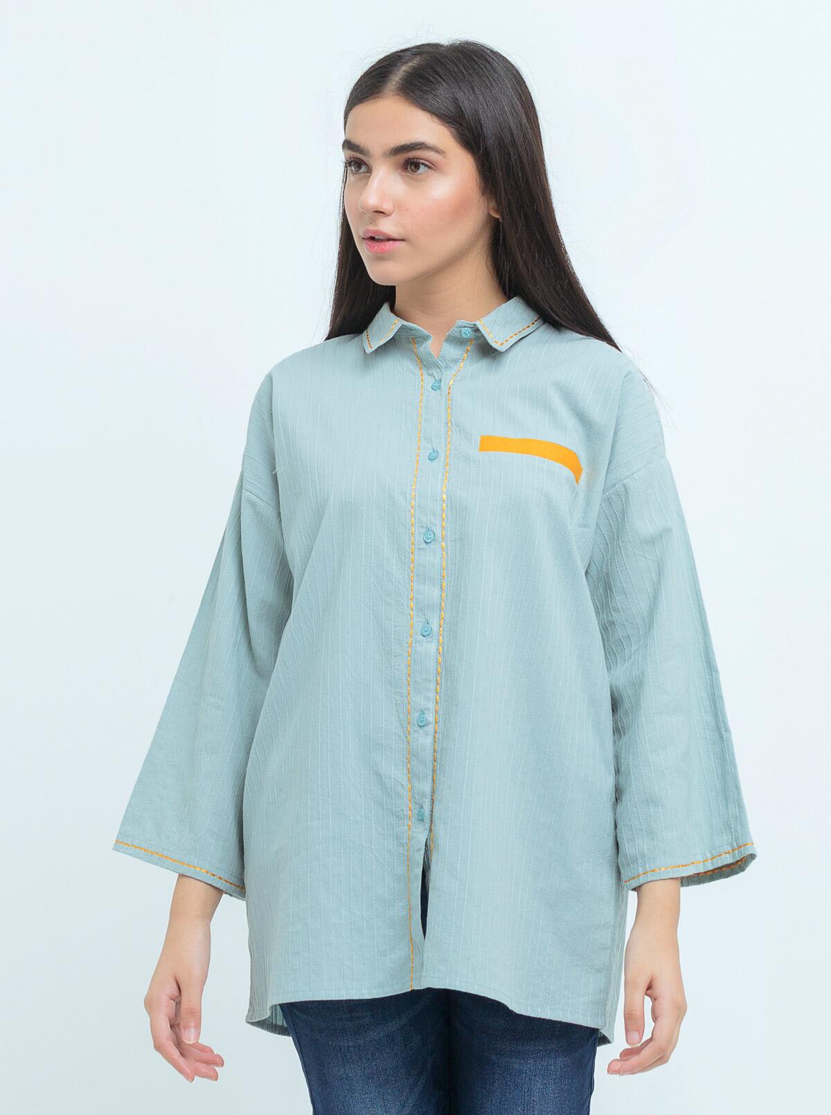 Textured Cotton Top