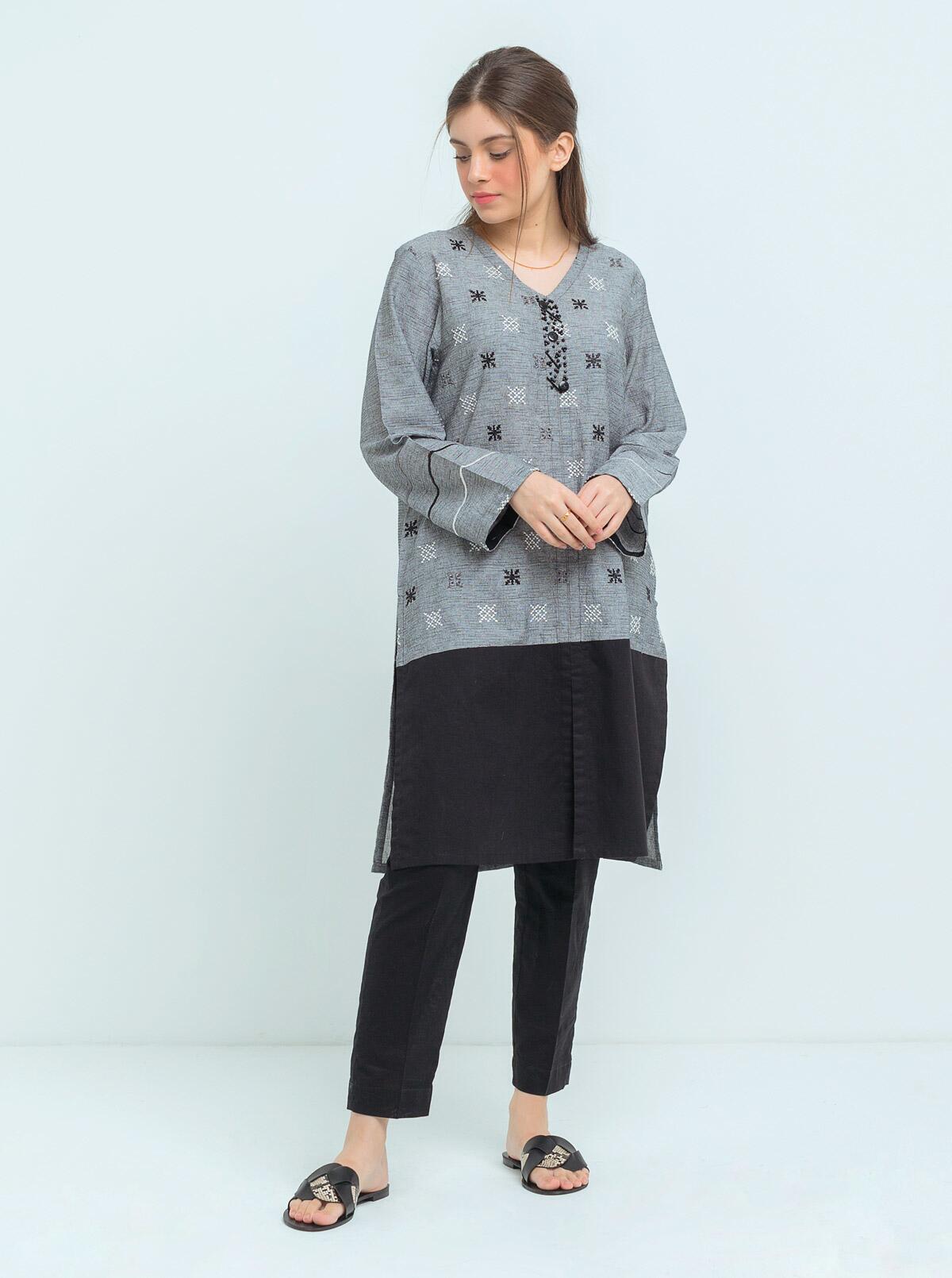 AJSH-06 EMBROIDERED NET 3 PCS