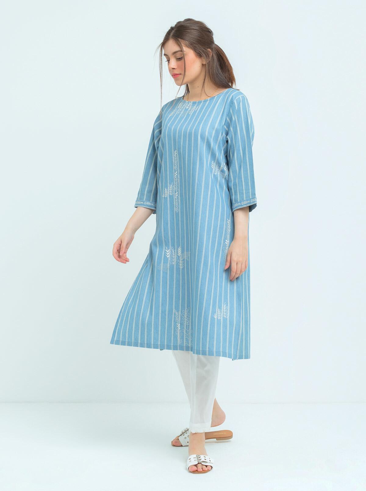 AJSH-08 EMBROIDERED CHIFFON 3 PCS