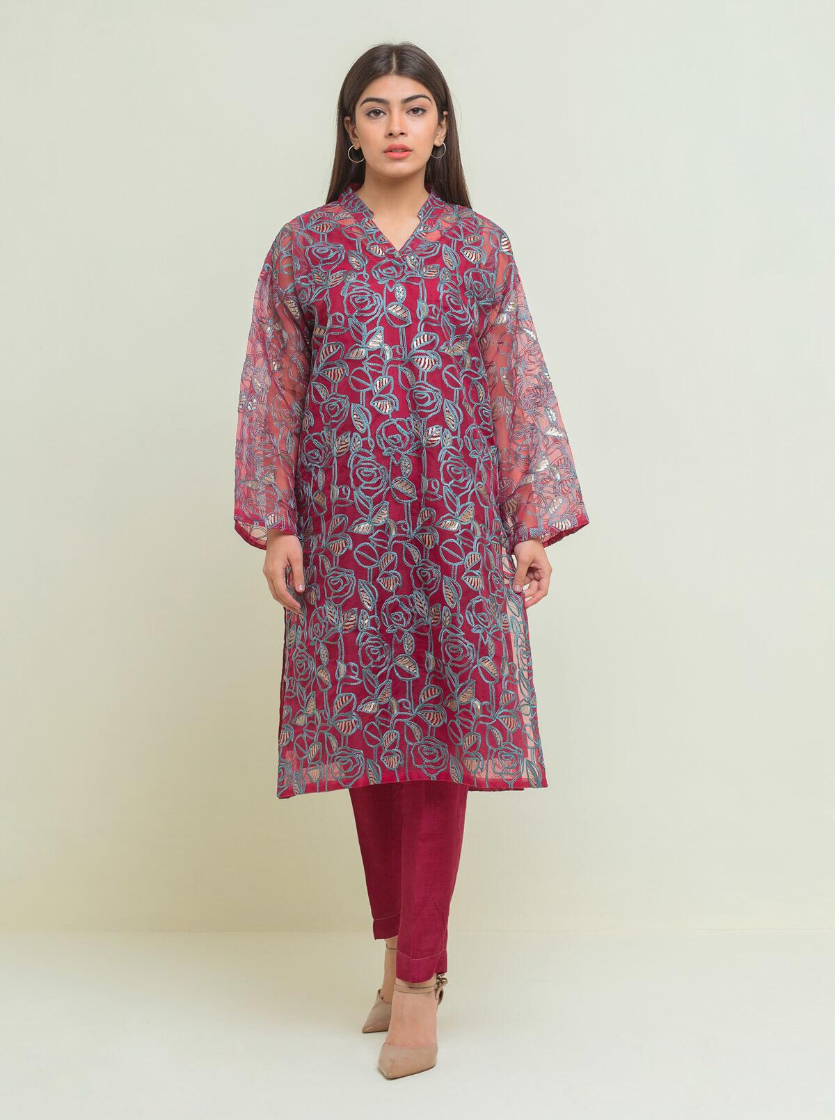 AJM-17 EMBROIDERED CHIFFON 3 PCS