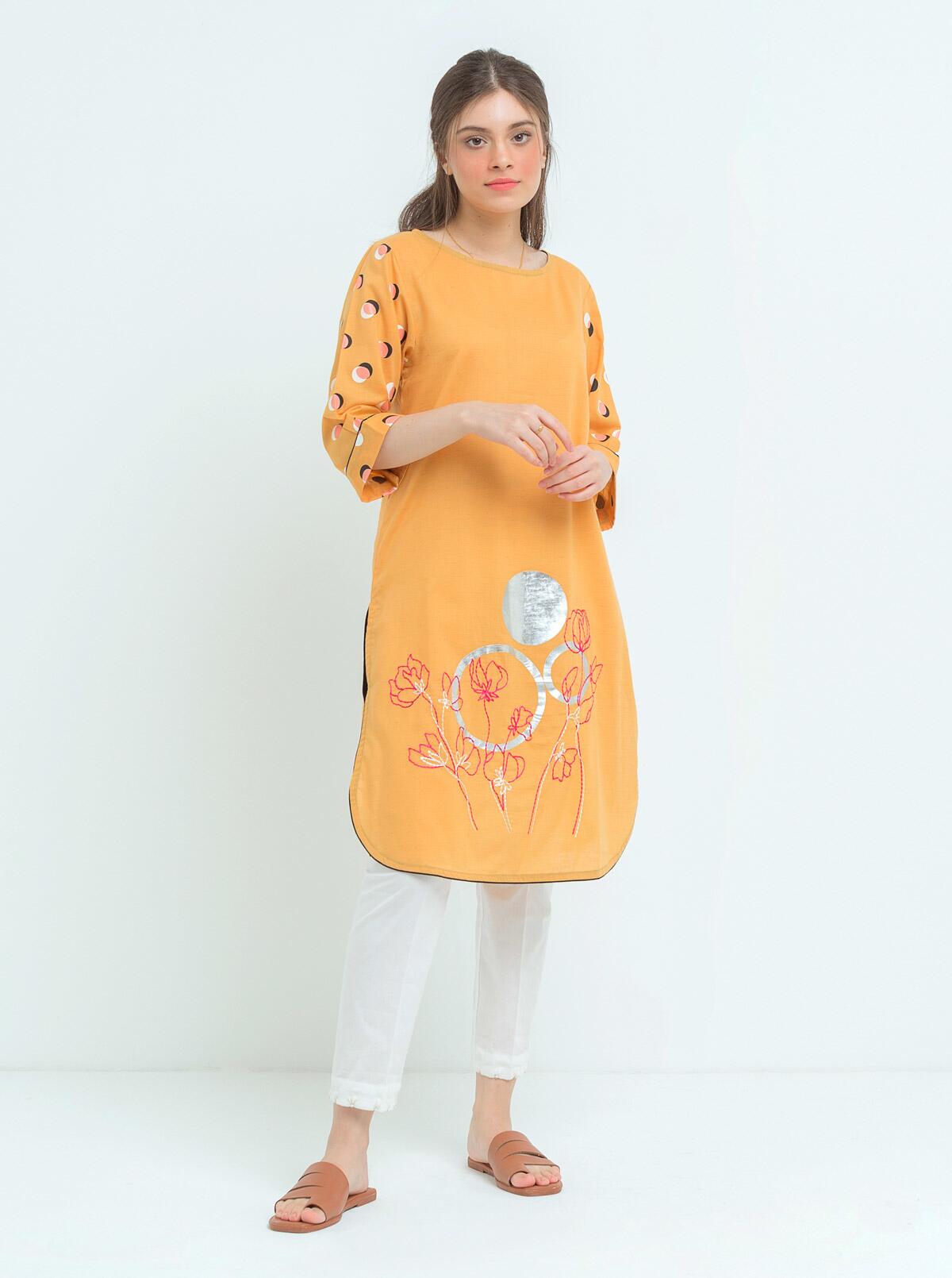 AJSM-06 EMBROIDERED DULL SILK 3 PCS