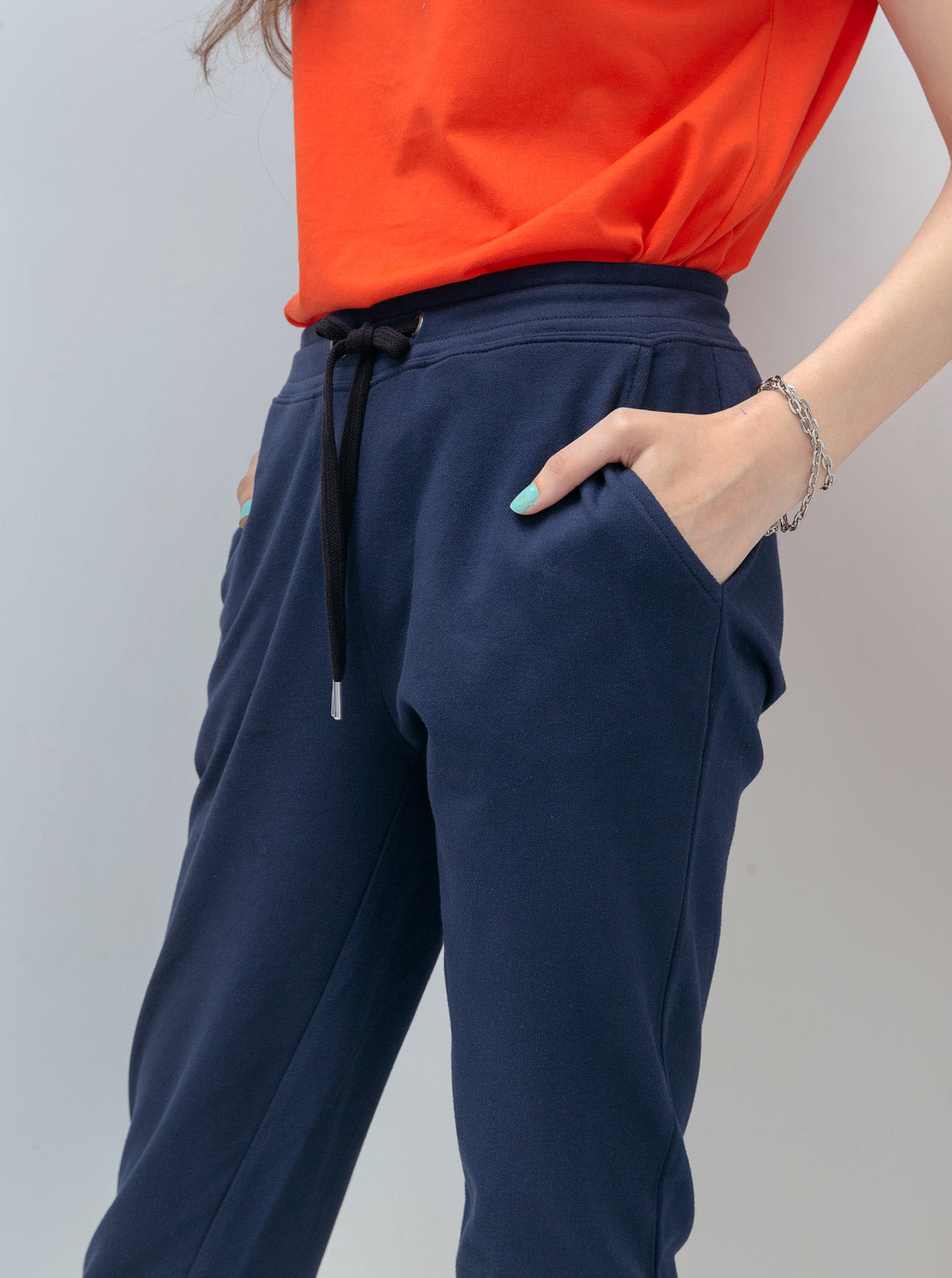 Navy Summer Jogger Pants
