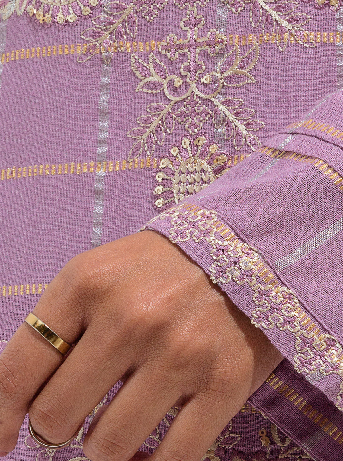 Embroidered Shirt With Pant