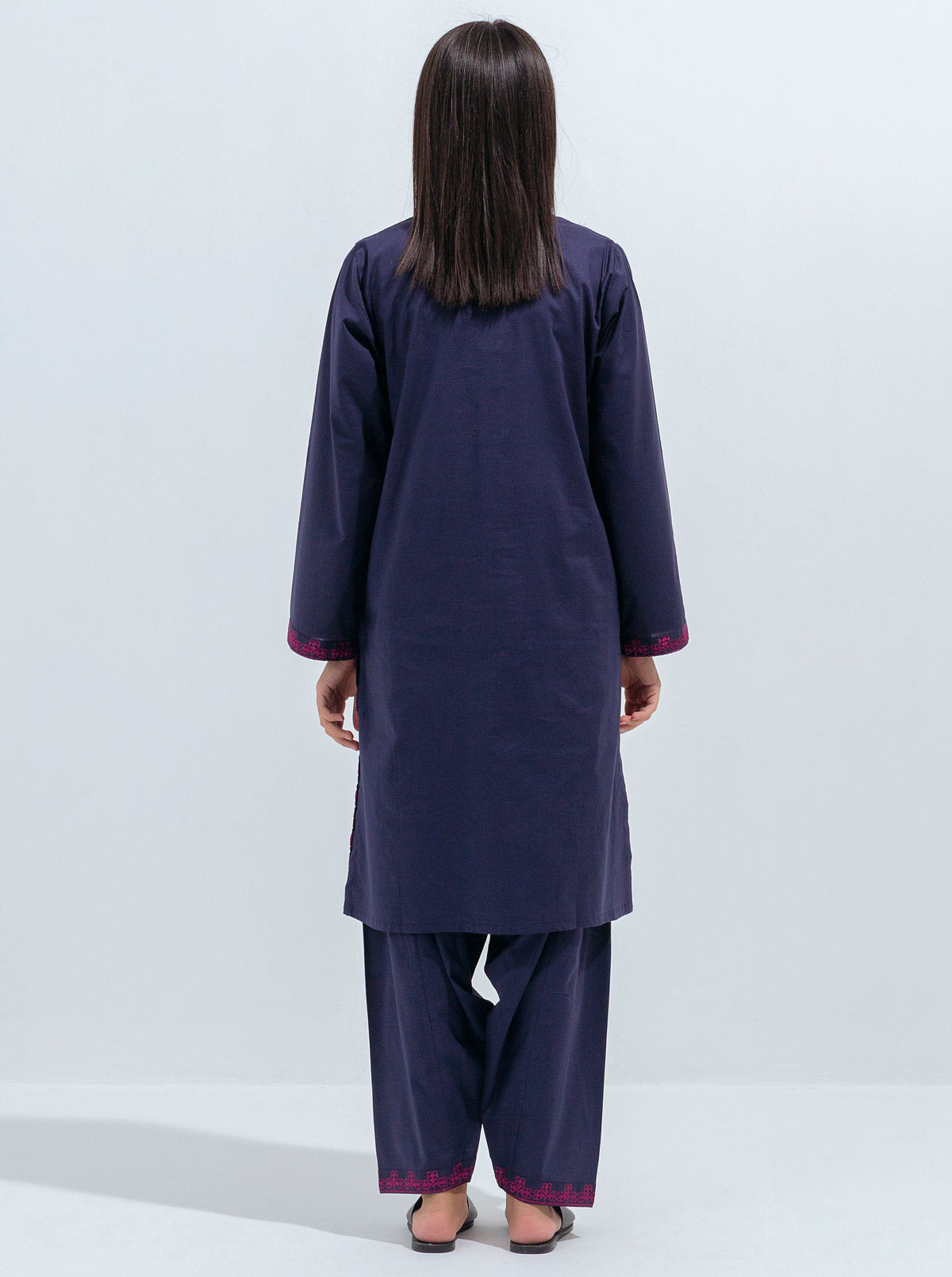 Embroidered Shirt With Pant