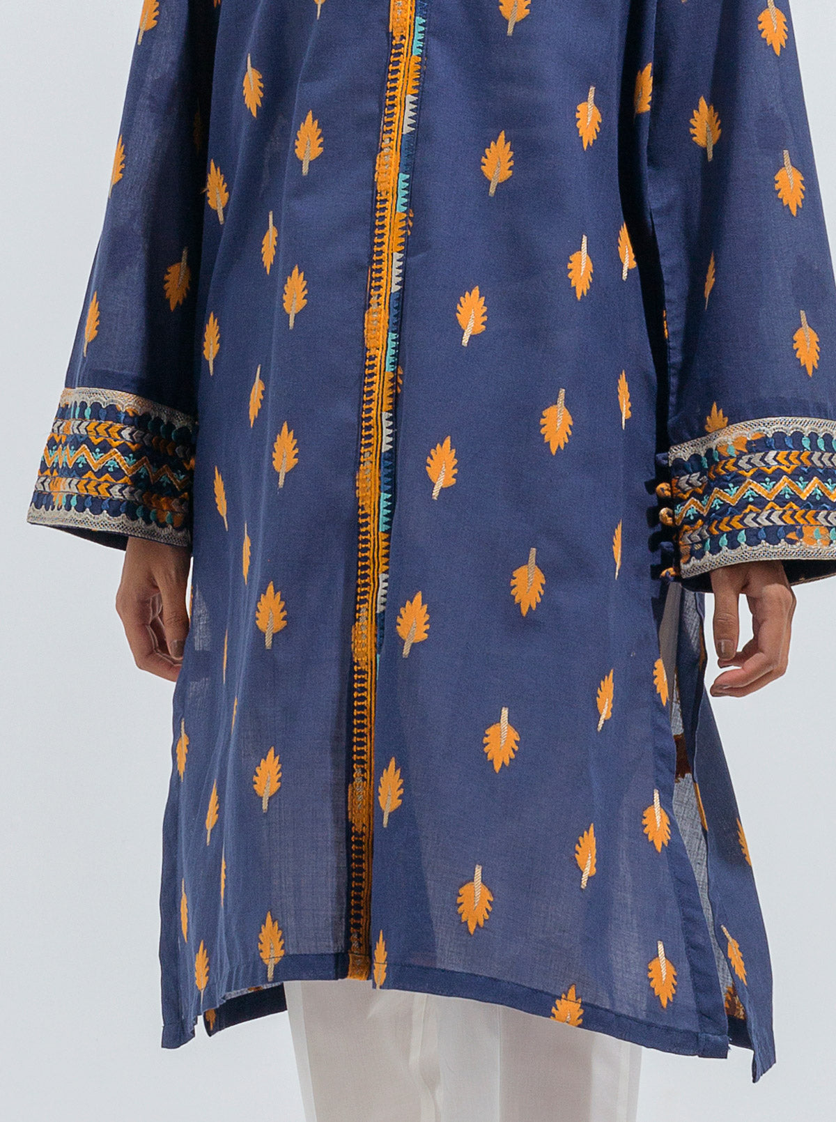 Embroidered Jacquard Shirt (Pret)