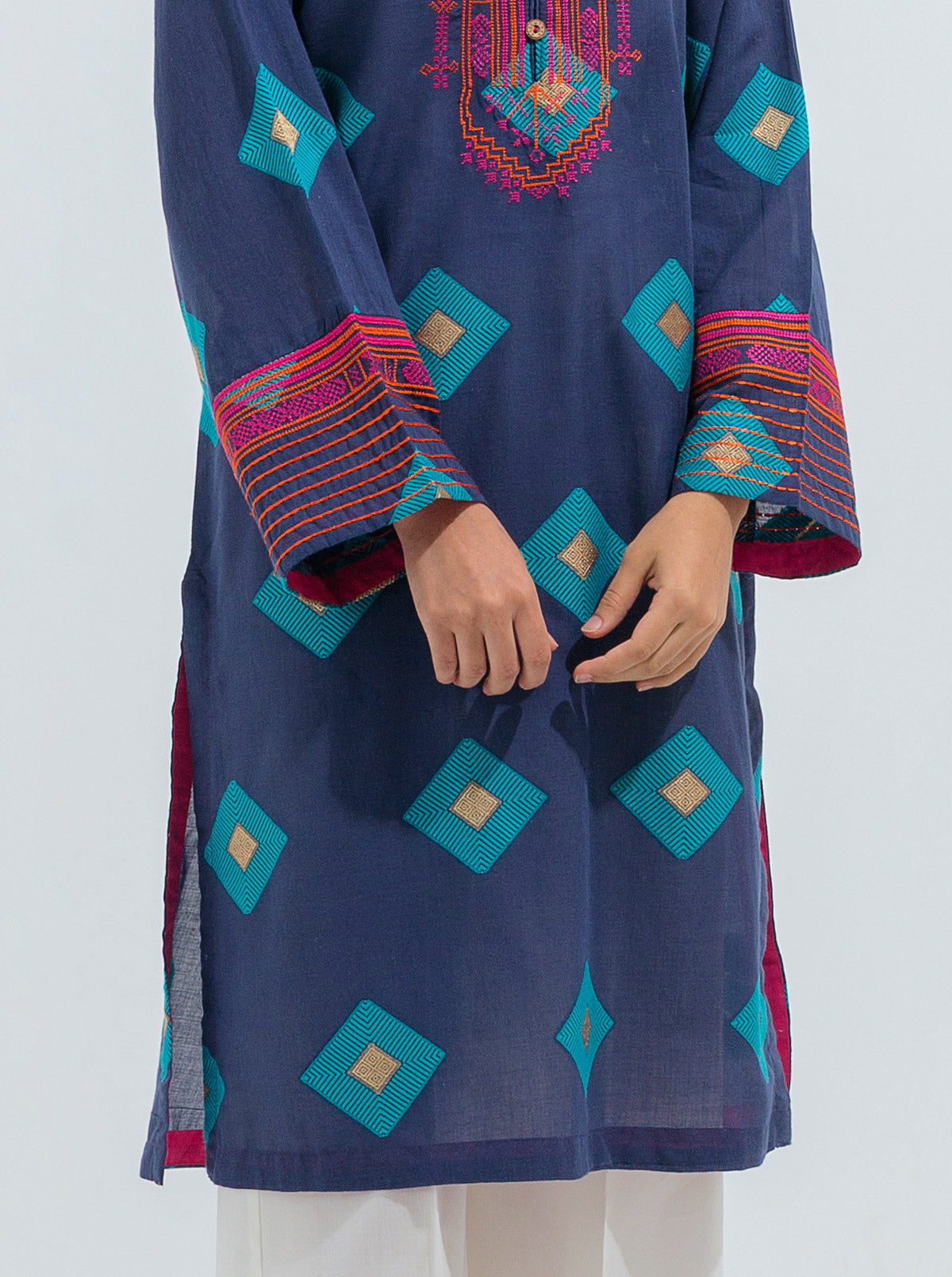 Embroidered Jacquard Shirt (Pret)