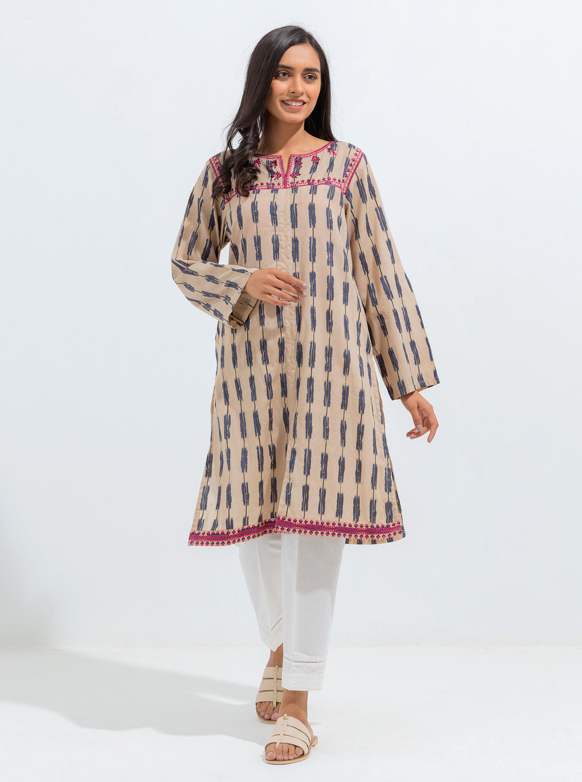 Embroidered Jacquard Shirt (Pret)
