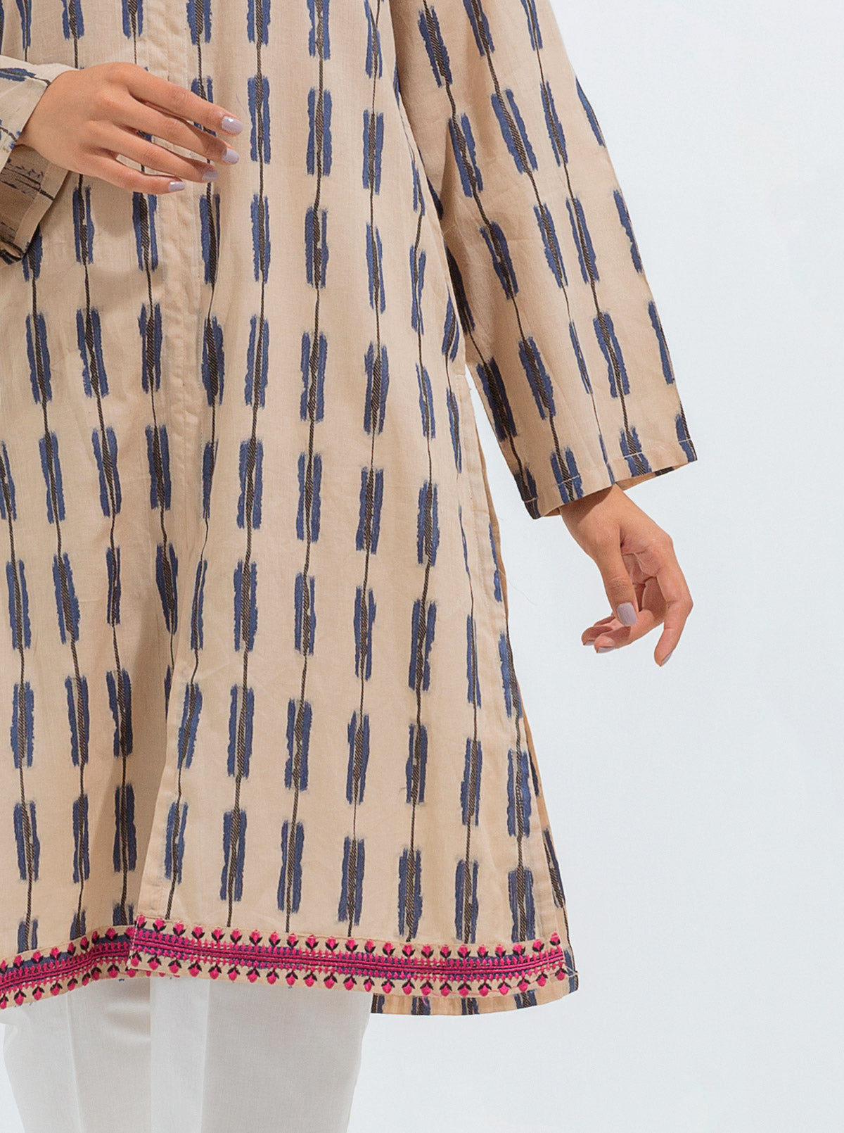 Embroidered Jacquard Shirt (Pret)