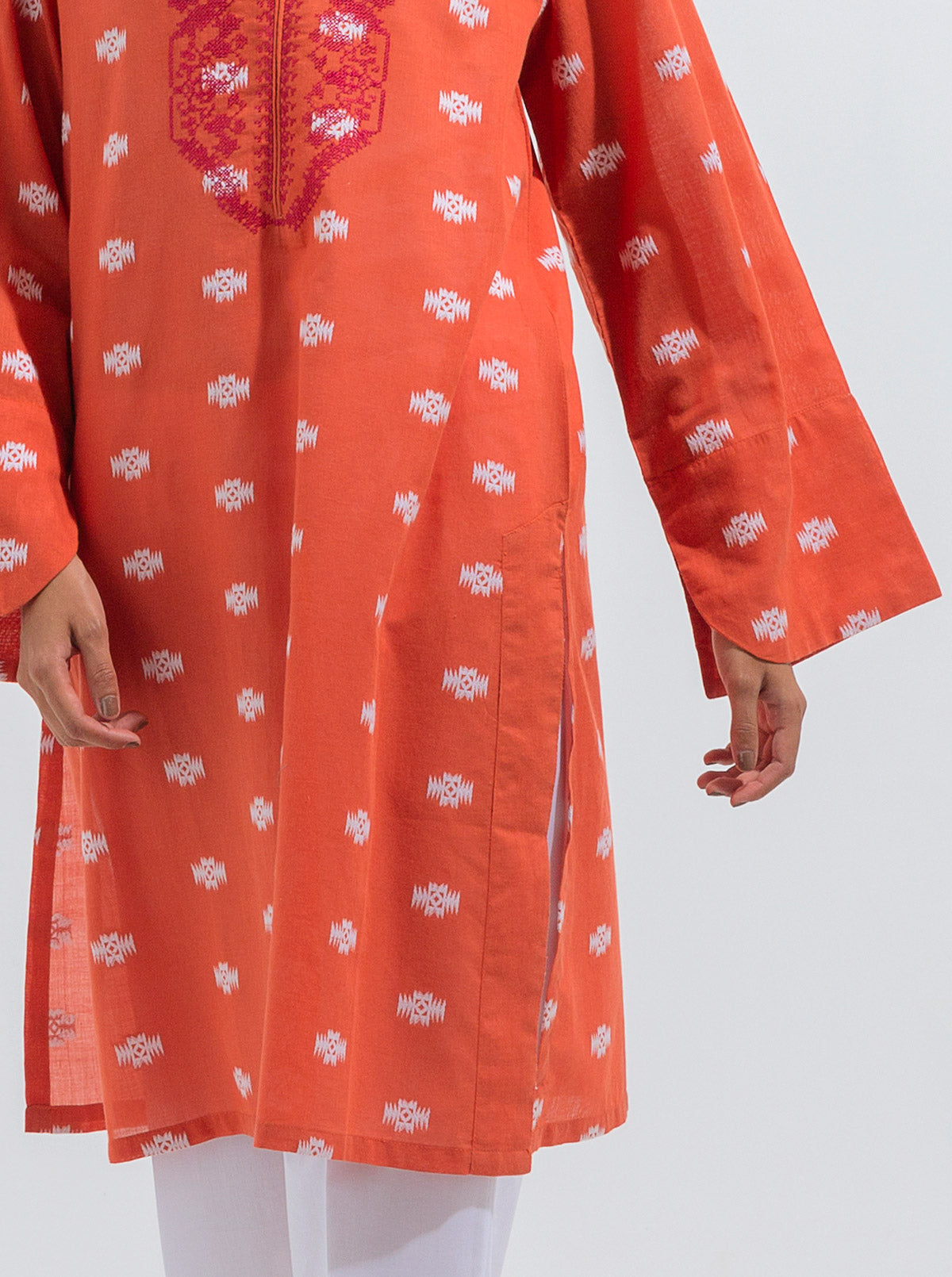 Embroidered Jacquard Shirt (Pret)