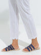 Embroidered Straight Pants