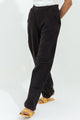 Black Wide Leg Knit Pants