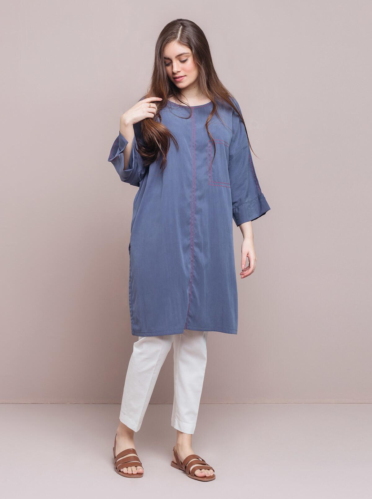 AJUBEP-01 Printed Embroidered Cambric Unstitched 3 Pcs