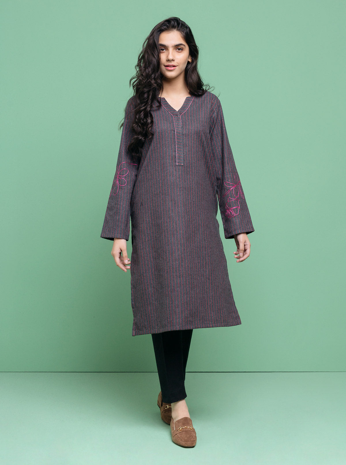 AJVY-05 EMBROIDERED CHIFFON 3 PCS