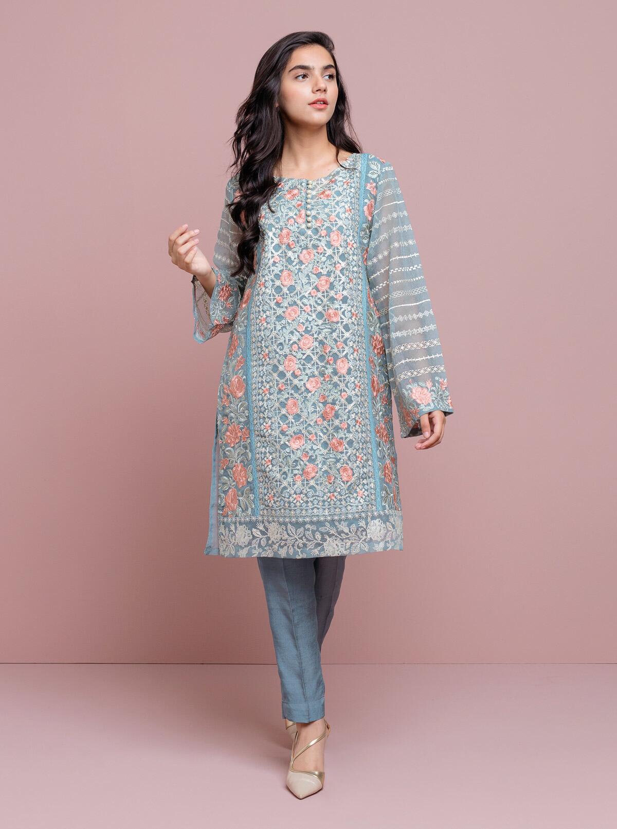 AJUW-33 PRINTED KHADDAR 3 Pcs