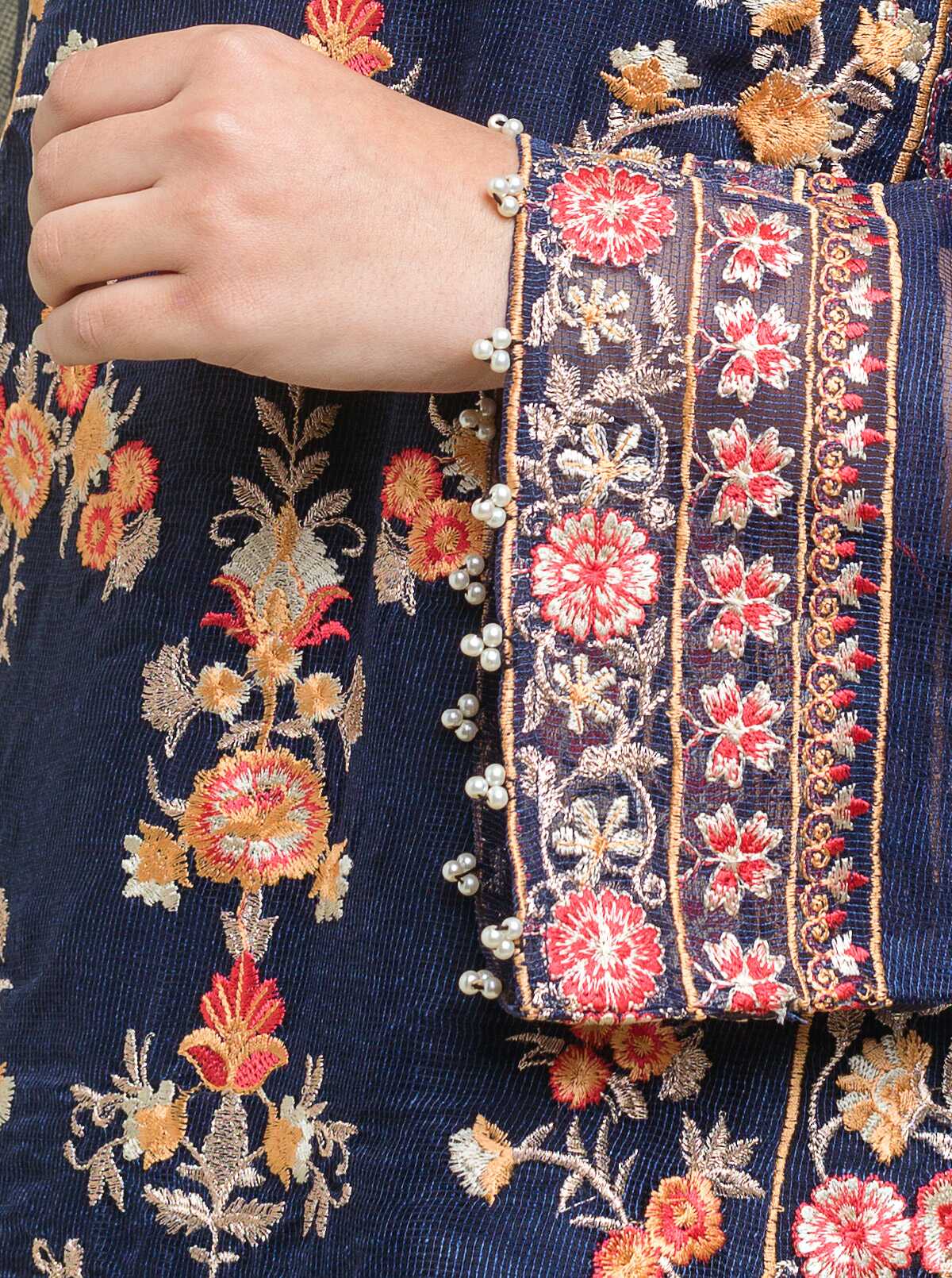 AJW-15 EMBROIDERED KHADDAR 3 PCS